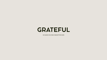 Grateful dankjewel