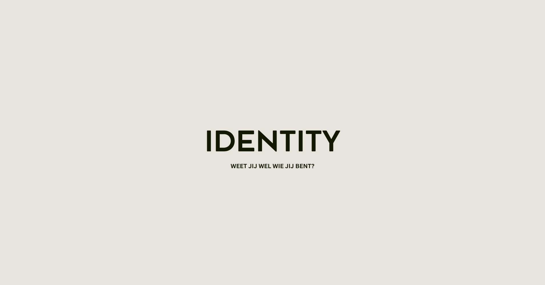 Identity